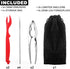 Set 2 2 4 Set Seafood Tools includes Crab Crackers, Lobster Crackers Shellers, Crab Leg Forks/Picks - Nut Cracker