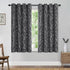 BUHUA Blackout Curtains Bedroom Window Curtain - 63 Inch Length Thermal Insulated Curtains for Livingroom Grommet Top 2 Panels, 52W x 63L, Dark Grey
