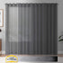 Pairs to Go Victoria Voile Modern Sheer Window Curtains, Taupe, 2 Panels, 59 in x 95 in
