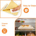 Wantocore 2 Pack, Reusable Bread Bags for Homemade Bread L-shaped Zipper Beeswax Bread Bag for Easy Access, Exquisite