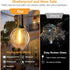 26FT 12+1 Bulbs, Dimmable LAMPHOME LED Outdoor String Lights, Warm White Patio Lights with Edison Shatterproof UL
