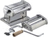 LAlunno Pasta Maker Machine by PastaVirtuoso - Hand Crank Machine for Pasta Dough and Noodles - Easy to Use Manual