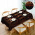 Swono 50x72 Inch Old Bookshelf Tablecloths Mysterious Library Bookshelf Kitchen Dinning Tabletop Decoration, Polyester