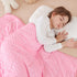 Sivio Weighted Blanket, Minky Dots Weighted Blanket,Soft and Cozy Cooling Heavy Blanket