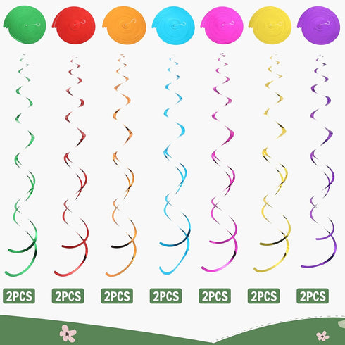 30 Pieces Spring Summer Insects Hanging Swirl Decorations, Butterfly Sunflower Bug Birthday Party Ceiling Decorations