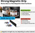 Set 2 of Magnetic Acrylic Spice Organizers for Refrigerator and Oven - Clear