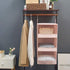 GRANNY SAYS 3-Shelf Hanging Closet Organizer, Collapsible Pink Nursery Shelves, 29 ½" H X 12" W X 12" D, 1-Pack