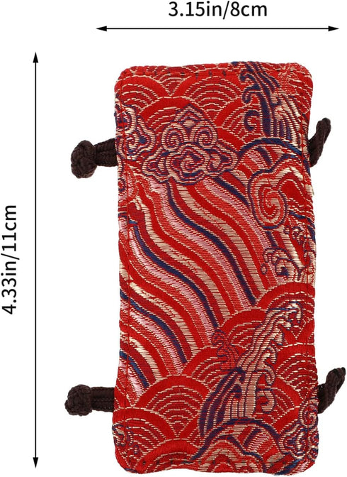 Teapot Handle Cover Cloth - Non Slip Pot Holder Sleeve for Tea Pot Handle, Teakettle Sleeve for Home Kitchen (Red)