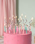 Papyrus Birthday Candles, Silver Swirl, 12-Count