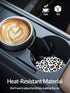 Cute Cup Holder Coasters for Car with Fingertip Grip, Auto Accessories for Women & Men, Pack of 2 (Snow Leopard)