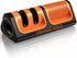 Orange Ninja Mini Knife Sharpener, Coarse & Fine Knife Sharpening System with Bottle Opener & Fridge Attachment
