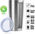 DOMICARE 20oz Stainless Steel Tumbler with Lid, Bulk Double Wall Vacuum Insulated Travel Mug, Powder Coated Coffee Cup,