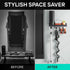 Metal Shelf Compatible with Tonal Accessories, Wall Mounted Gym Rack Organizer with Hooks for Home Gym Storage