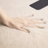Ashler Ultra Soft Faux Rabbit Fur Rug, 3 x 3 Feet Round, Beige, Machine Washable Nursery Decor