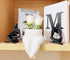 2 Set Pieces Home Decor Black Reading Thinker Statue Modern Figurines Abstract Aesthetic Sculpture Thinker Resin Statue