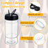 30 Pack 10.1 oz Mimorou Plastic Spice Jars with Shaker Lids Clear Seasoning Containers Bottles for Kitchen Storing