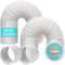 HOXHA 2 Pack Portable Air Conditioner Hose with Coupler 5.9 Inch AC Exhaust Vent Duct Hose Universal AC Tube Hose Kit