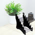 Knife Display Stand, Acrylic Knife Storage Holder for 6 Knives, Organizer for Kitchen