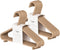 3 Sprouts Wheat Straw Plastic Hangers - 30-Pack Eco-Conscious Toddler Hangers for