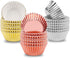 Foil Cupcake Liners - Metallic Muffin Paper Cases Pack of 300 Gold Silver Rose Gold Baking Cups