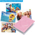 3 Inch 2.5"x3.5" Album 32 2 Pack, PATIKIL Mini Kpop Photocard Binder with Pockets Small Bookshelf Love Heart Picture
