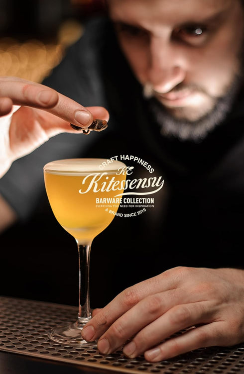 KITESSENSU Cocktail Shaker Set, Stainless Steel Martini Shaker with 24 Ounce Mixer, Jigger, Bar Spoon & Recipe Guide,