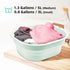 2 Pack Set, Collapsible Wash Basin Foldable Dish Tub, Small Medium Portable Sink for Kitchen, Camping, RV, Baby