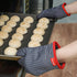 Oven Mitts and Pot Holders Set, 4-Piece Heavy Duty Grey Kitchen Hot Pads, 500? Heat Resistant