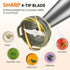 KOIOS Immersion Blender, 1000W Anti-scratch 3-in-1 Hand Blender, Upgraded 12 Speed Stainless Steel Blade Stick Blender