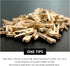Sturdy Mini Clothes Pins, 150 Pcs 1 Inch Natural Wooden Clothespins with 33 FT Jute Twine for Crafts Display