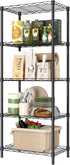 5-Wire 16.5" 11.4" 47" HOMEFORT Storage Shelves, Shelving, Metal Shelving Unit,Small Wire Shlving Rack for Kitchen