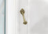 Bless This House, Tree of Life - Mezuzah Case, Wooden Texture Gold Color Design with David Star, for Jewish Homes