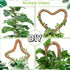 Pole,2 Pack 27 Inch 7mm Moss Monstera Plant Support, Upgraded Aluminum core Moss Poles for Climbing Indoor Plants DIY