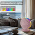 Loud Alarm Clock for Heavy Sleepers - Portable Bluetooth Speaker with White Noise Machine, RGB Night Light with Music
