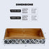 Handmade Moroccan Pattern Decorative Box, Large Storage Organizer for Neck Chains, Watches, Keepsakes - Grey
