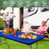 6 Pack 8 Blue,30" 96") Picnic Table Cover Elastic Fitted Tablecloths for Foot Rectangle Table Waterproof Stretch
