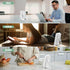 Travel Fan for Sleeping, Portable Rechargeable Fan with Digital Display, 100 Speed Wind Personal USB Fan for Bedroom