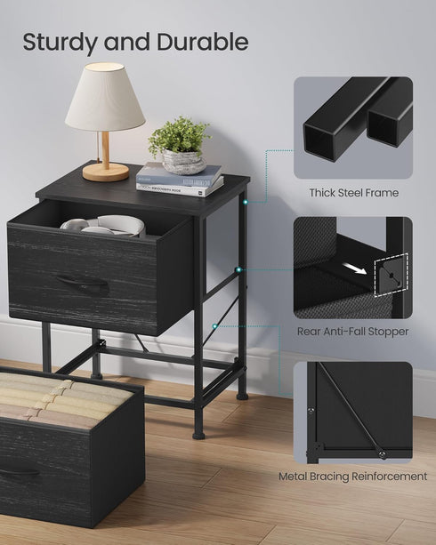 2 Closet, ULGS312BE02S SONGMICS BELLAH Collection - Dresser for Bedroom, Chest of Drawers, Nightstand, Drawers, Storage