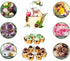 YestBuy 3 Tier Round Cupcake Stand - Acrylic Cake Stand for 23 Cupcakes - Premium Holder for Pastry Parties