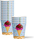 Ice Cream Shop Birthday Party Supplies – Decorations, Tableware Set for 16 Includes Plates, Napkins, and Cups