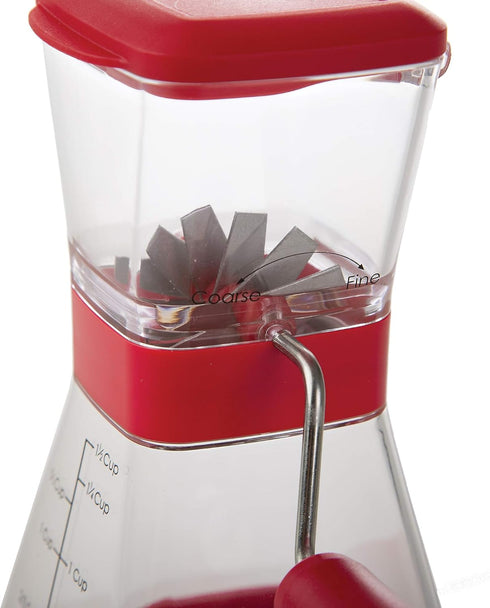 PrepWorks Nut Chopper, Manual Handheld Grinder for Chopping Nuts, Seeds, and Herbs, BPA-Free