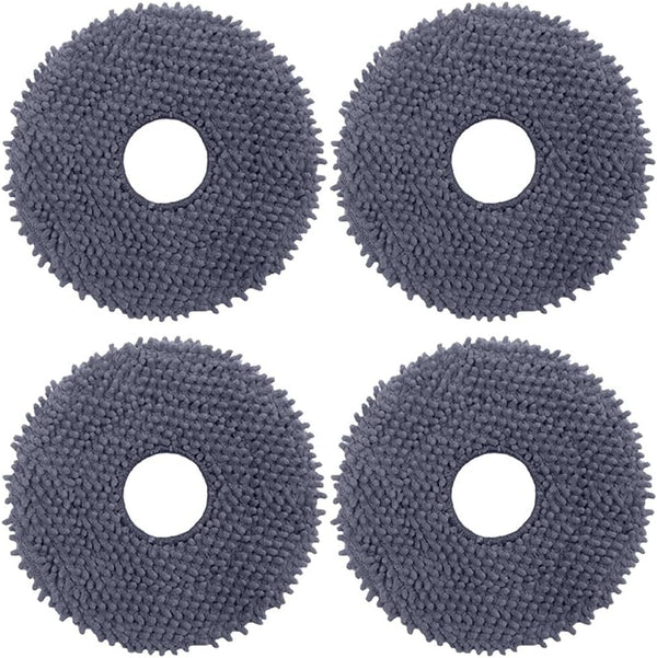 Neutop Replacement Mopping Pads Microfiber Mop Cloths Compatible with Roborock Q Revo, 4-Pack Robot Vacuums Accessories