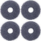 Neutop Replacement Mopping Pads Microfiber Mop Cloths Compatible with Roborock Q Revo, 4-Pack Robot Vacuums Accessories
