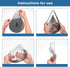 Wind Spinner with Flowing-Light Effect, Stainless Steel House Hanging Decoration 12“x 8“ with 360° Rotating Hook (1 pc)