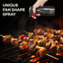 Evo Oil Sprayer 18/8 Stainless Steel Non-Aerosol for Olive, Cooking Oils, Vinegars, Black, 16-Ounce Capacity