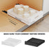 Pull Out Cabinet Organizer Adhesive, 12'' W x 16.9"D x 3.1'' H Heavy Duty Carbon Slide Out Pantry Shelves for Kitchen