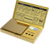 WEIGHTMAN Digital Scale, 200g/0.01g Pocket Scale, Gold Titanium Plating, Mini Jewelry Scale with 6 Units