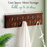 28 Closet, 4.25''Hx16''L Treehouse Belt Organizer Rack, Holds Over Large Belts, Sturdy Metal & Sturdy Wood Storage