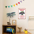 Jinfuteng 8x12 Inch Monster Truck Parking Only Metal Sign, Boys Bedroom Monster Truck Parking Wall Decor, Birthday