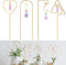WellSign Small Trellis for Potted Plants Indoor with Colorful Crystal Sun Catcher,